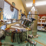 Still inside of the distillery