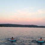 Loon Lake, Washington sunset
