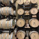 Distillery Barrels stachked on top of each other